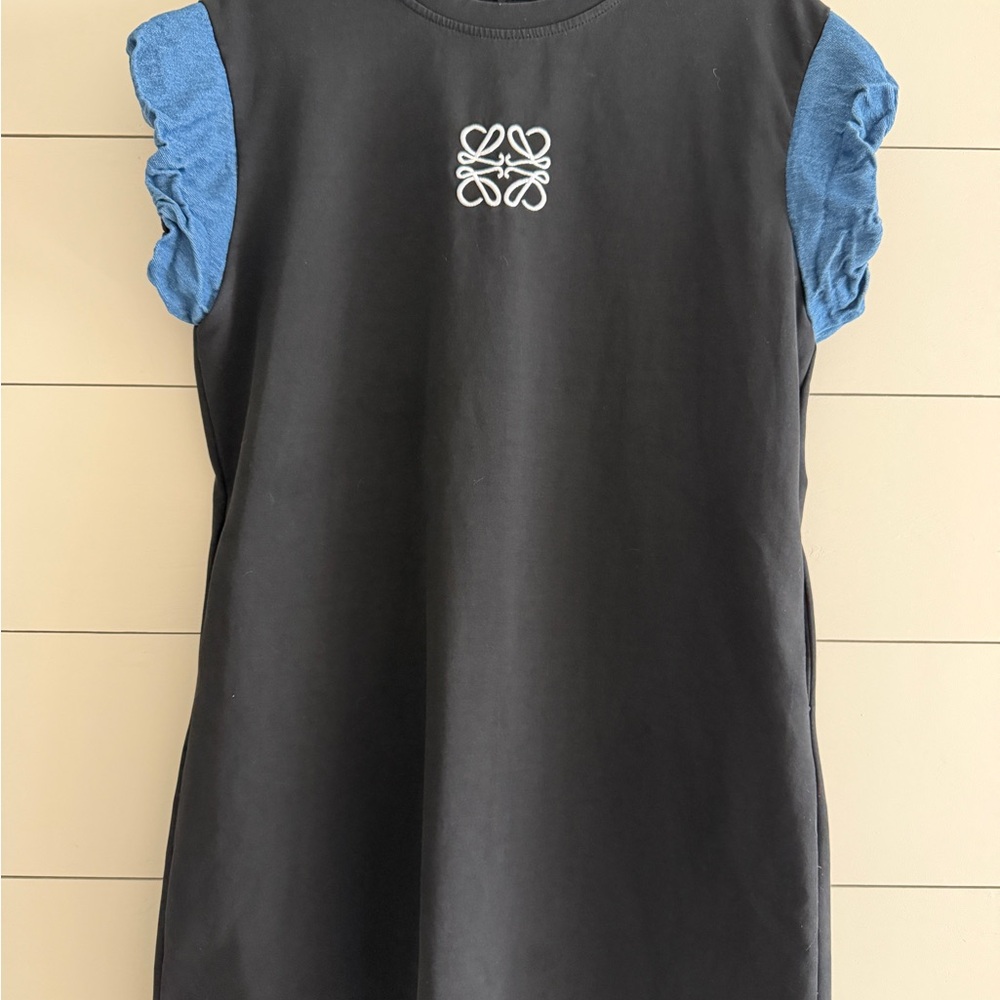 LOEWE Ruffle Sleeve TShirt Dress